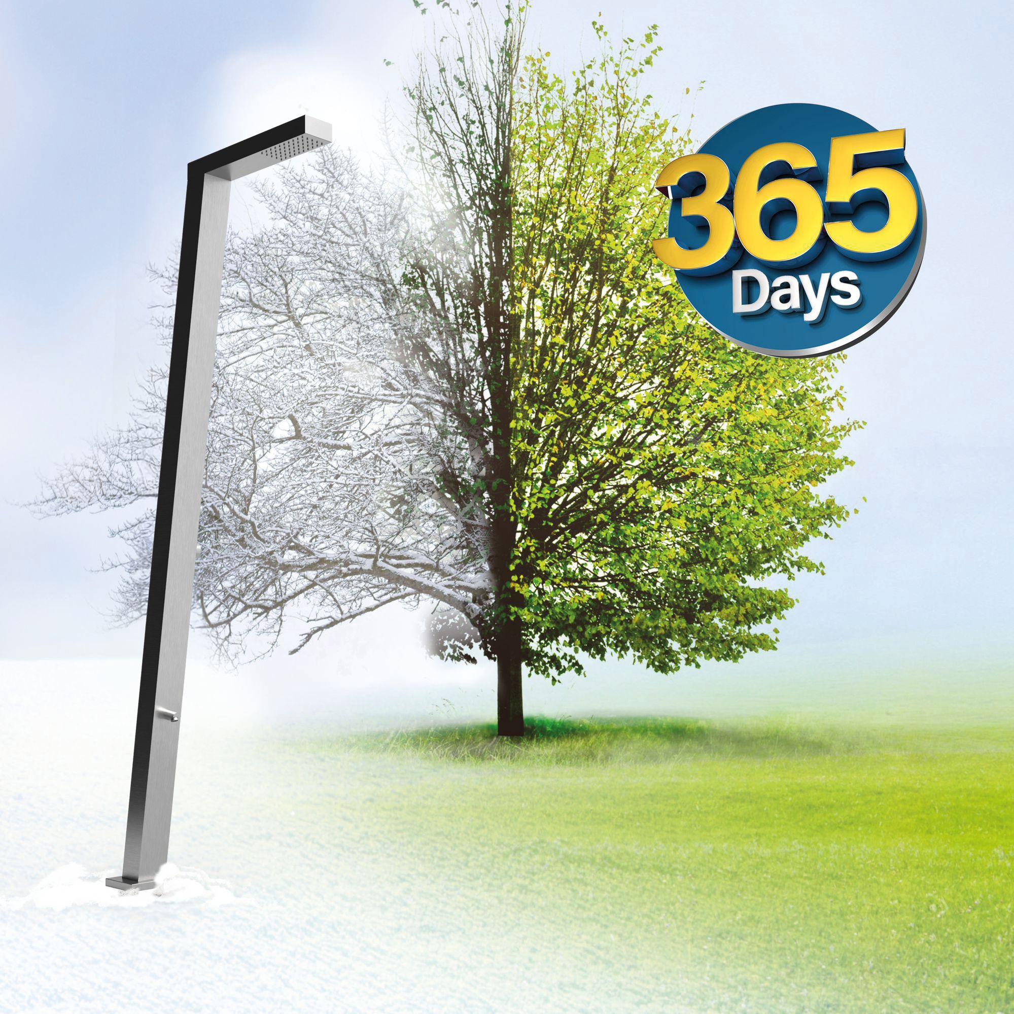 Produktbild mit USP Aussenduschen