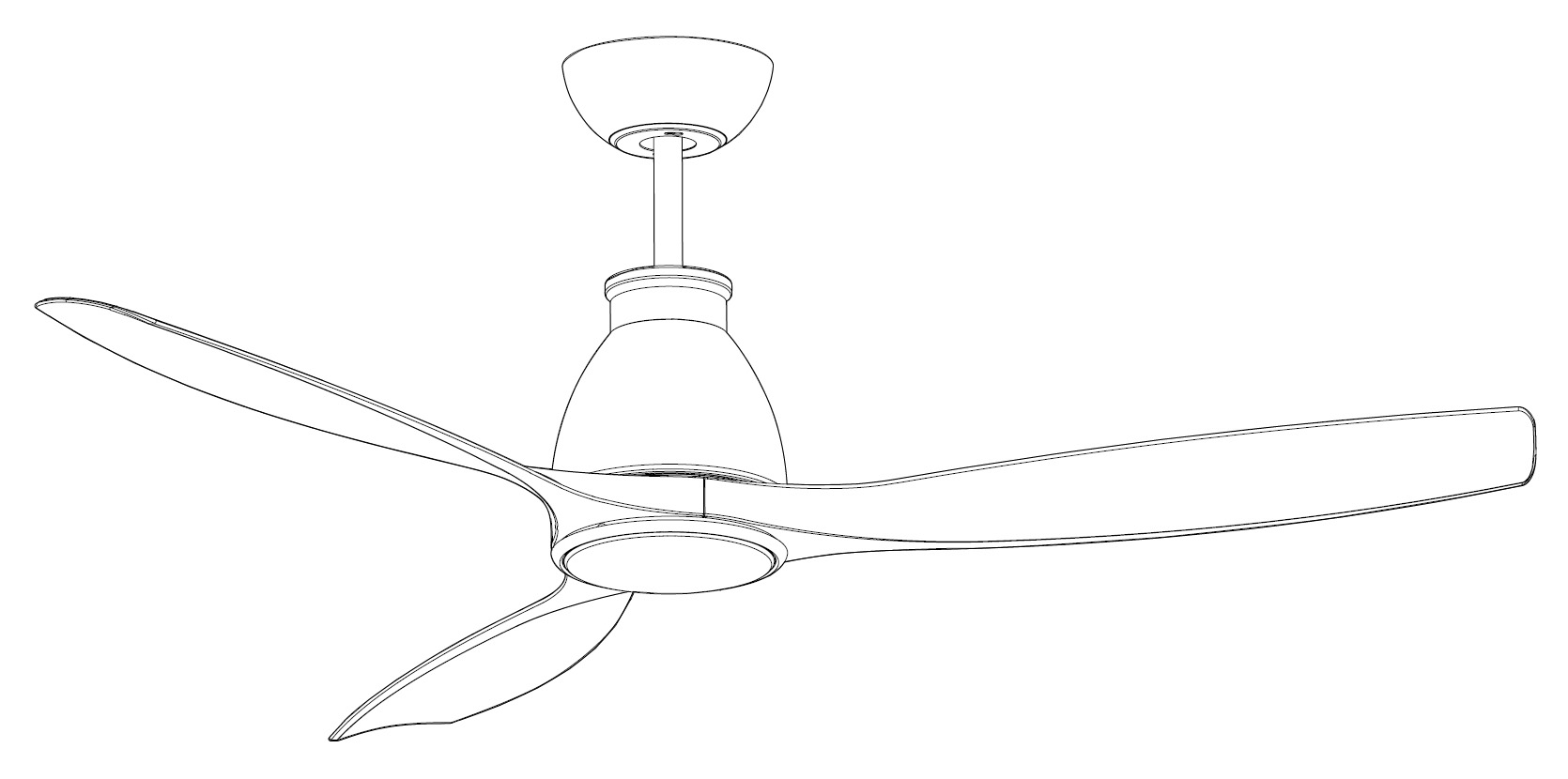 Deckenventilator Veya Technische Daten