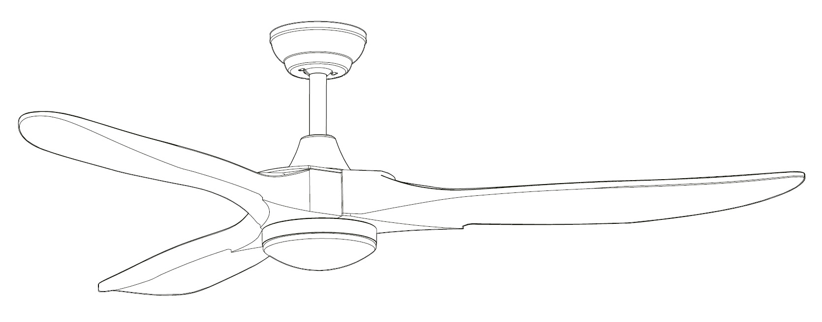 Deckenventilator Noctra, Veya und Fanora Technische Daten