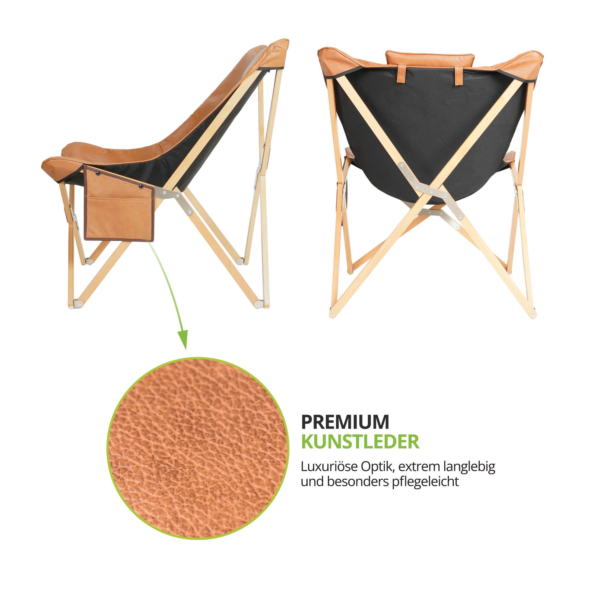 Klappbarer Relax- & Loungestuhl