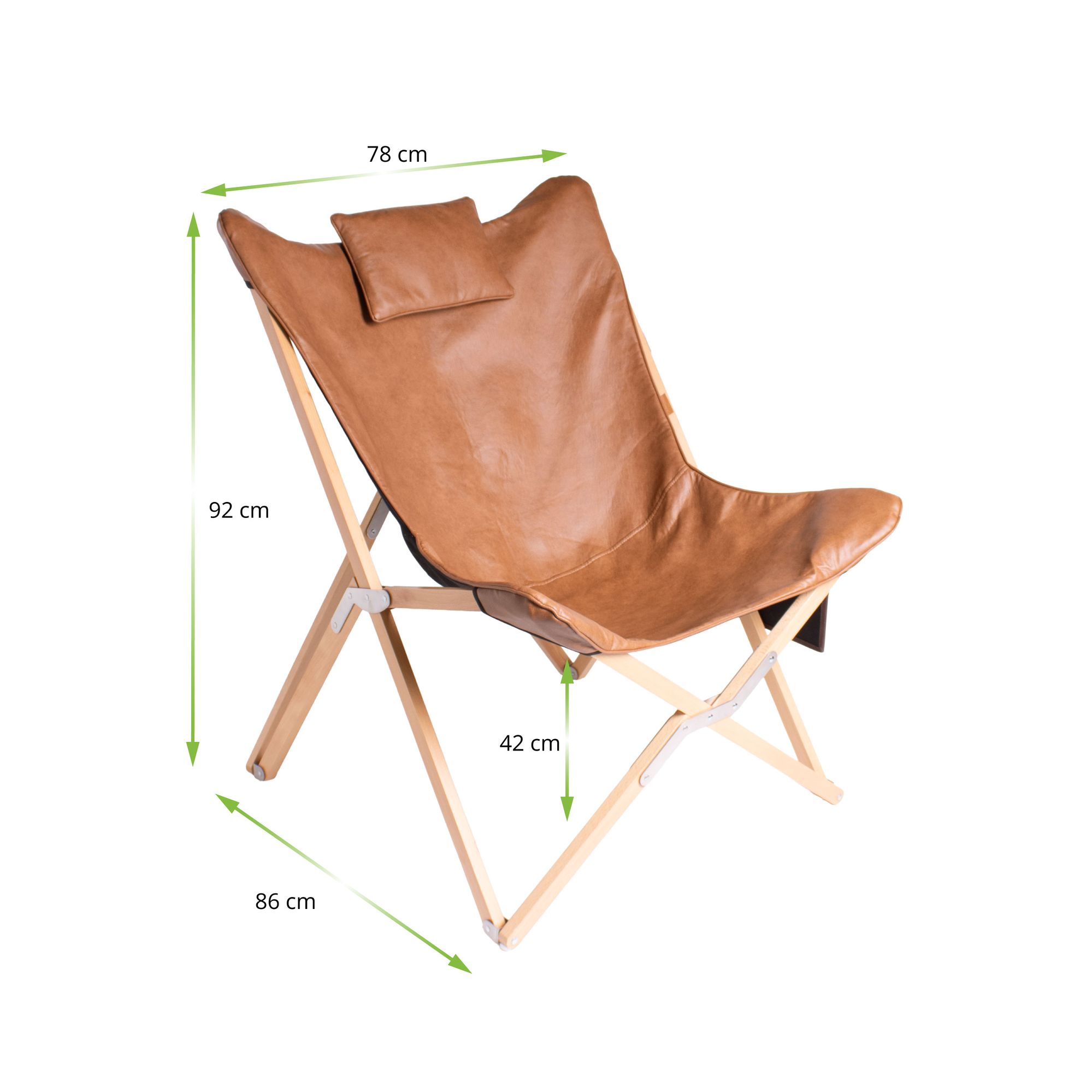 Klappbarer Relax- & Loungestuhl