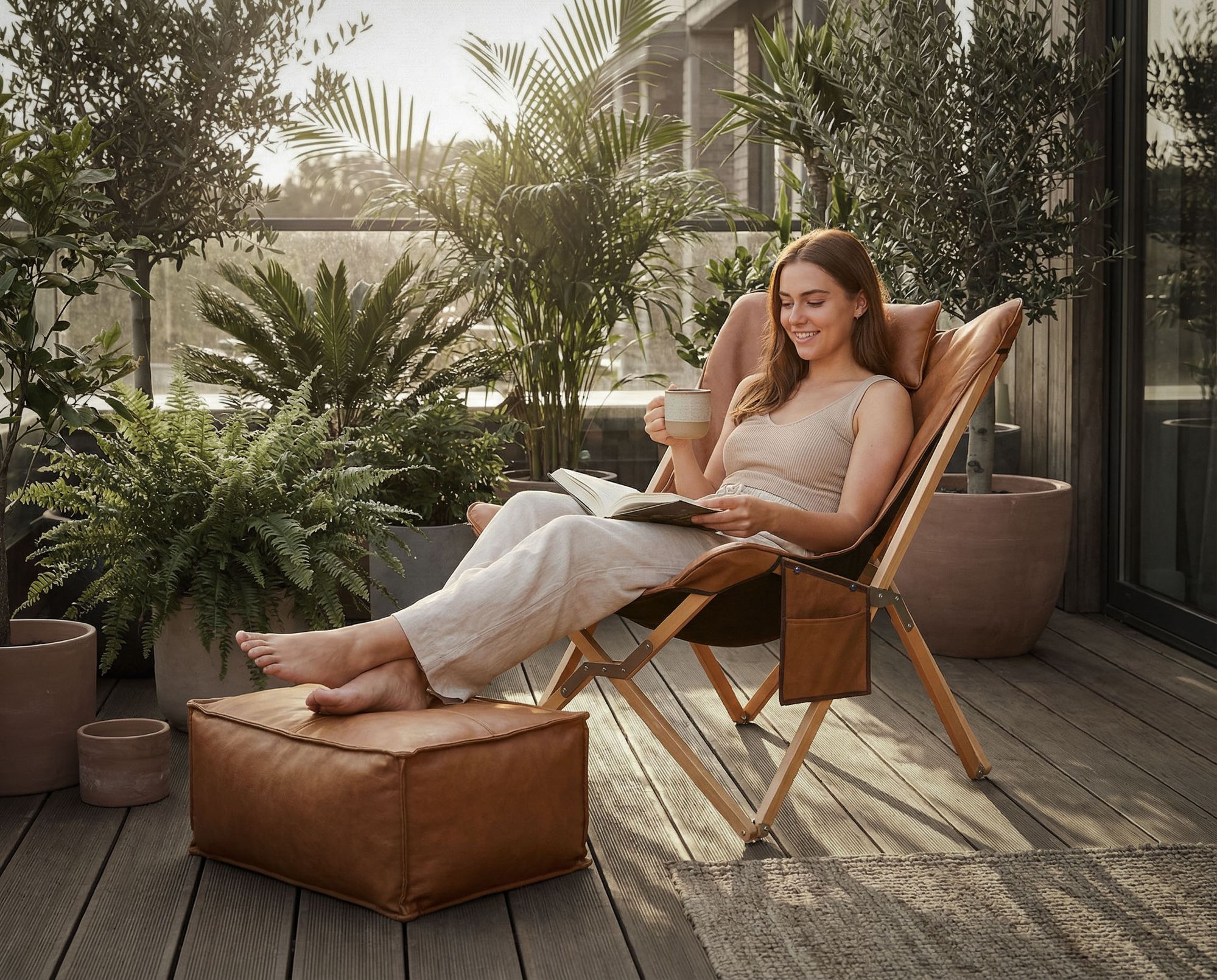 Klappbarer Relax- & Loungestuhl