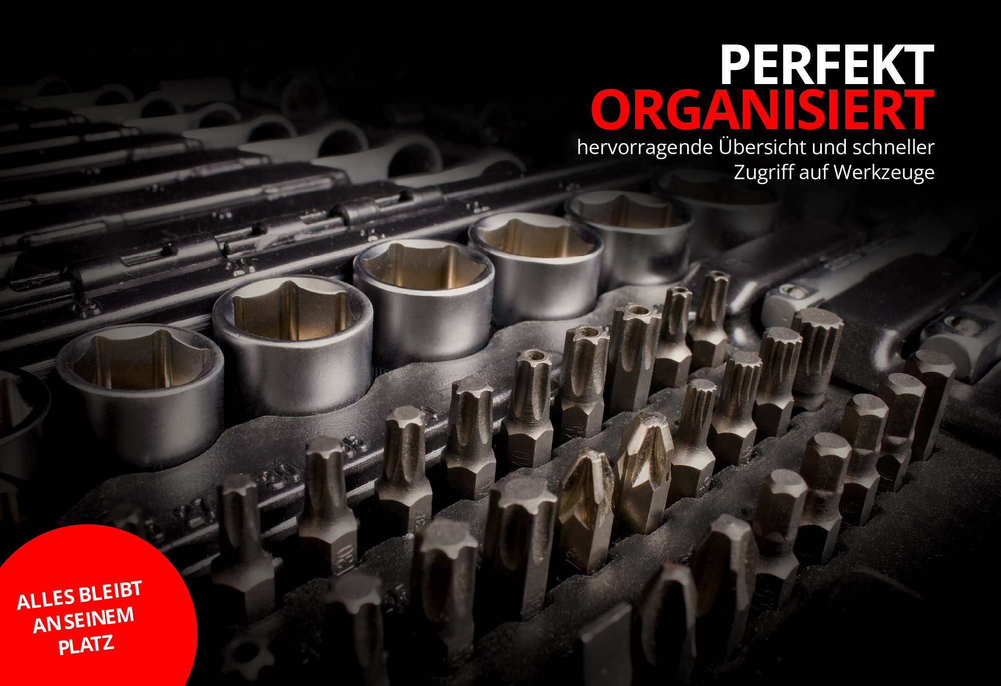 Ratschenkoffer Steckschlüssel Satz Premium XXL 216-teilig