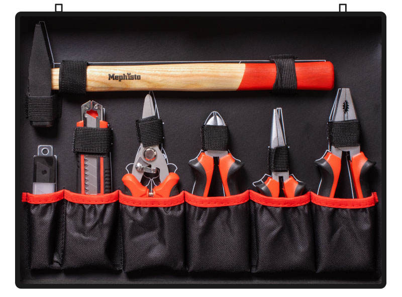 Werkzeugkoffer mit umfangreichem Werkzeug 104 tlg.