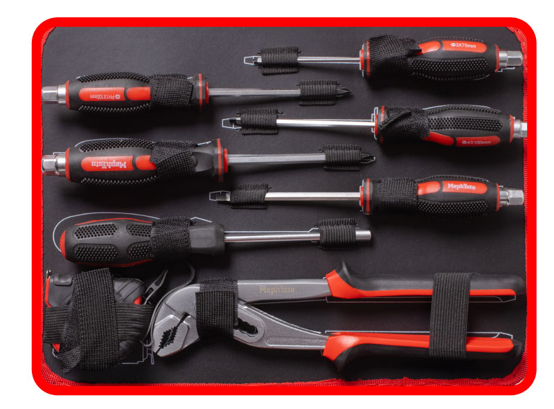 Werkzeugkoffer mit umfangreichem Werkzeug 104 tlg.