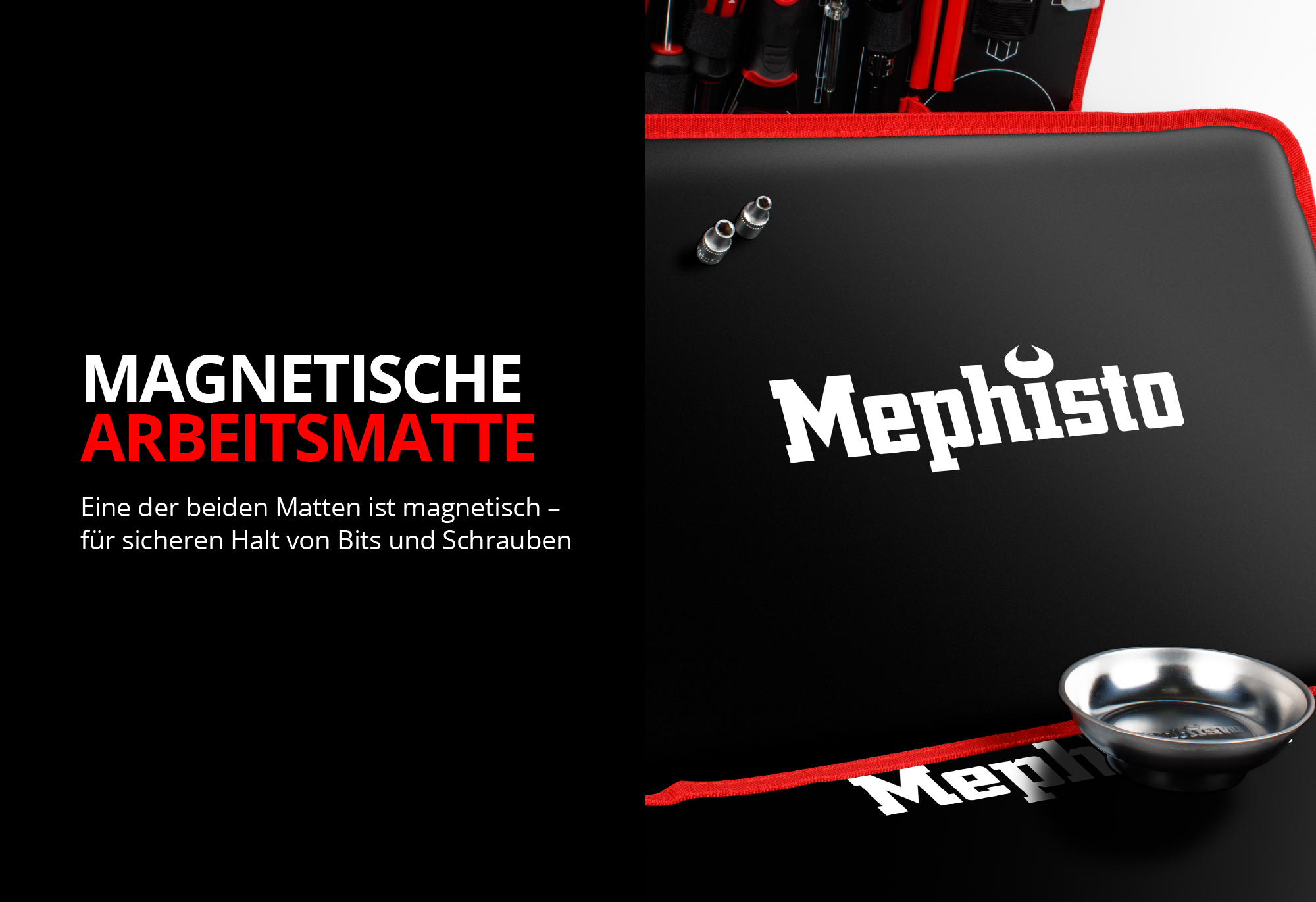 Werkzeugkoffer mit Trolleyfunktion gefüllt mit Werkzeug 299 tlg.